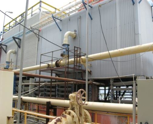 Cooling water treatment system for hospital cooling towers