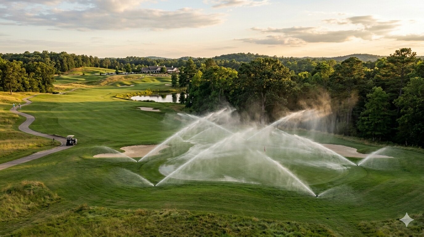 Golf course turf management